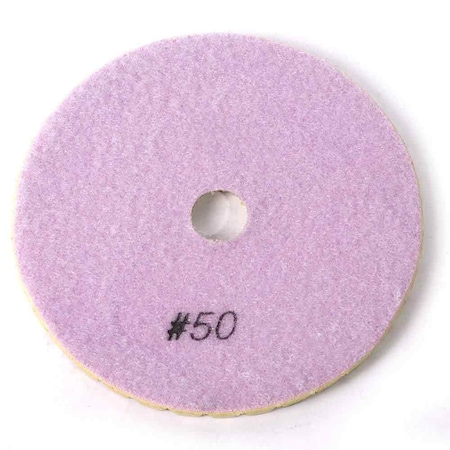 Specialty Diamond Premium Wet Polishing Pad, 5 Inch 50 Grit - 6mm BRTW550